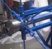 Detalhe do bobinador