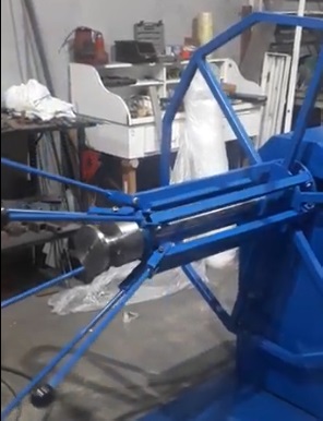 Detalhe do bobinador